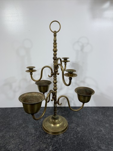 Brass tall 6 arm - 6,