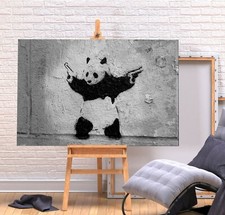 BANKSY SHOOTING PANDA - DEEP