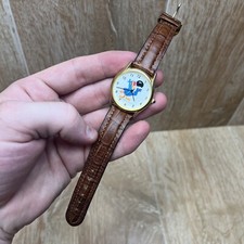 Vtg Kellogg Fruit Loops Toucan Sam Watch Unisex Gold Tone 1991 Untested