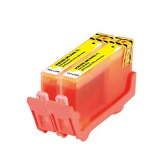 2 Yellow Ink Cartridge For HP