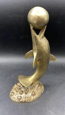 Dolphin & Ball Playful Brass