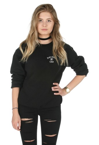 Bad girls club pocket sweater - bad,
