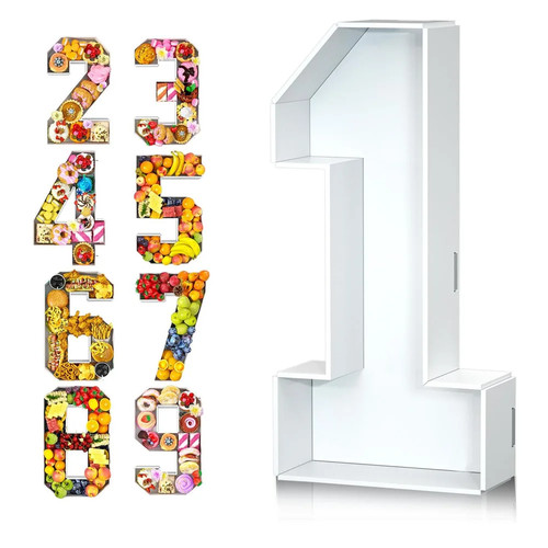 Food fillable number shaped - food,
