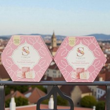 Pack of 2 Traditional Rose & Lemon Turkish Delight Soft Sweet Treat 200g Each
