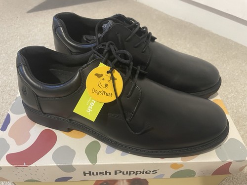 Hush puppies black - black, senior