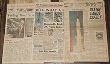 3 Early 1960s Newspapers ~
