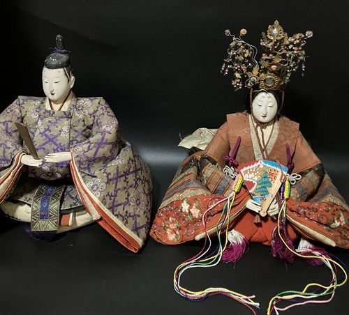 Pair japanese hina dolls - hina,