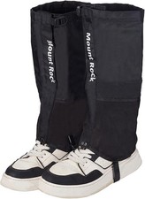 1 Pair Black Trimmer Brush Leg Gaiters, Waterproof Leg Guards, Adjustable