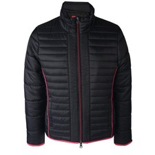 Womens Quilted Parka Coat Jacket Zip Double Pocket Outdoor Casual Winter Warmer