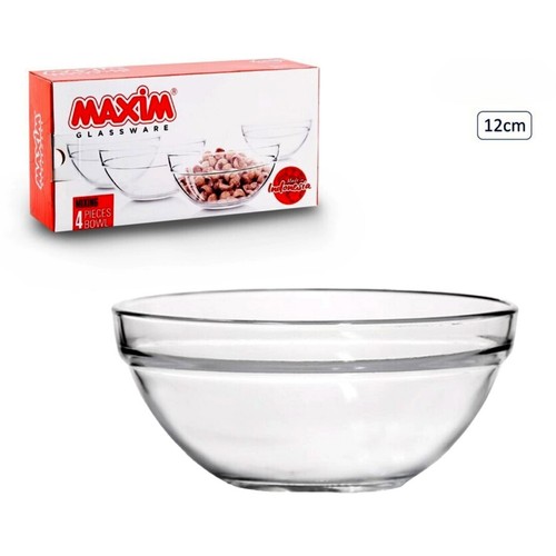 Bowl set clear glass - 4,