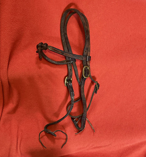 Brown leather soft - soft, bridle