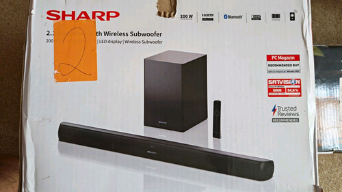 Sharp sbw202 1ch soundbar - sharp, ht-sbw202