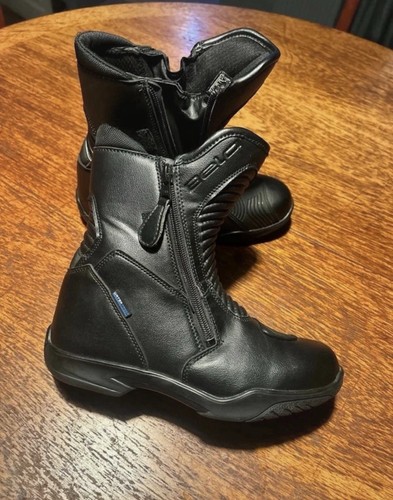 Bela motorcycle boots black - boots,