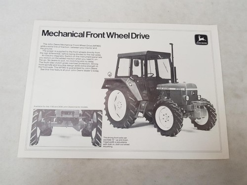 John deere mechanical front - john,