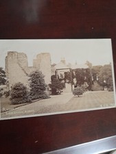 Old postcard ruins - old,