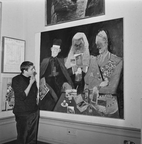 British painter and cartoonist