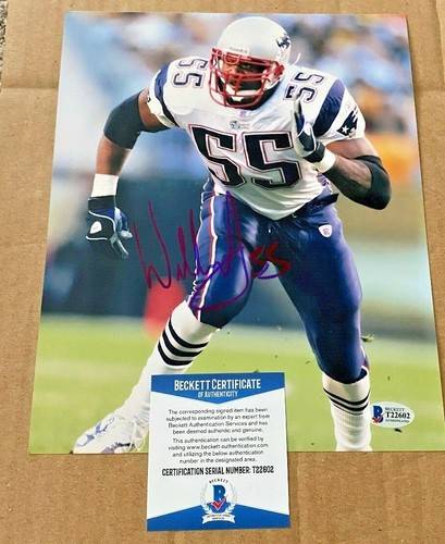 Willie mcginest signed - willie, 8x10