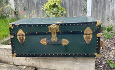 Vintage Green Brass Steamer