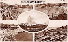 BROADSTAIRS KENT REAL PHOTO MULTVIEW POSTCARD 1933 J R GALE