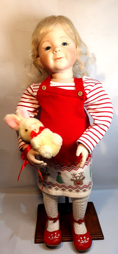 Porcelain doll lovey - doll, (501)