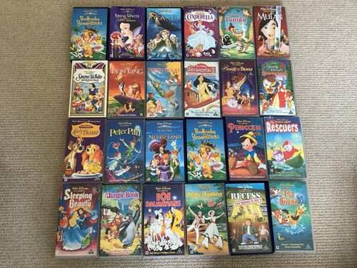 Large bundle disney vhs - large, 24