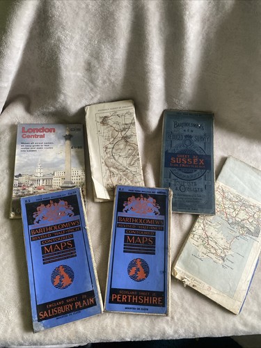 Vintage maps 2 - 6, cloth