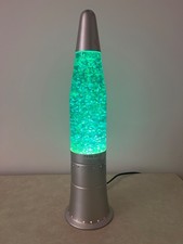 Glitter lamp retro green lava