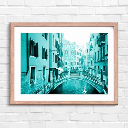 Venice canal bridge - venice, with