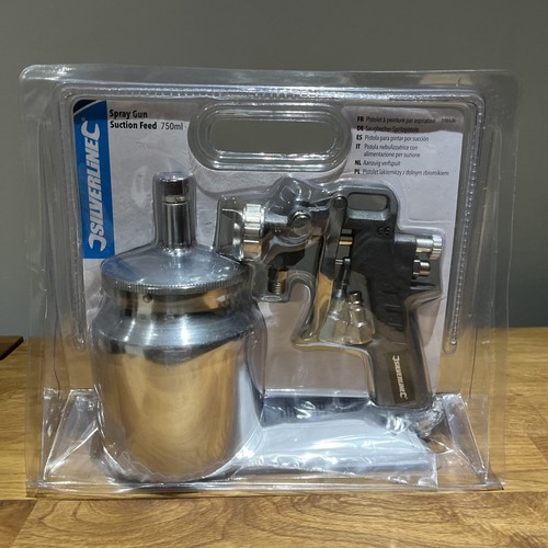 Silverline air spray gun - silverline,