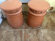 BRAND NEW AND UNUSED HEPWORTH CHIMNEY POT/COWLS X TWO.