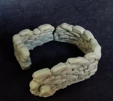 Diorama 1/35 Resin Sandbag