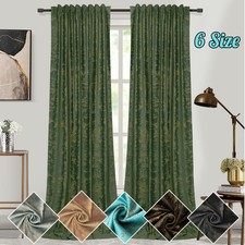 Velvet Thermal Curtains Gold