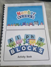 Numberblocks/alphablocks activity book, Teaching Resources.