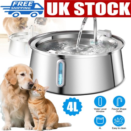 Stainless steel cat water - steel,