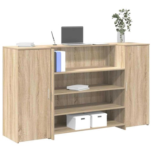 Reception desk sonoma oak - sonoma,