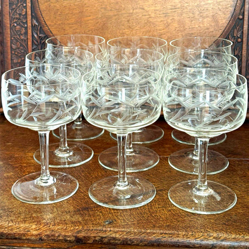 Vintage champagne coupe - coupe, x
