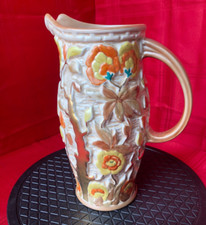 Indian Tree Hand Painted 9.5" High Jug/Vase  By  Wood Staffordshire.