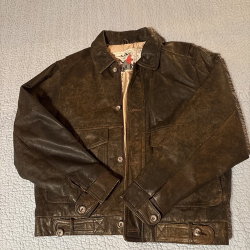 Leather flying jacket adult - leather,