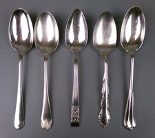 Vintage large serving spoons - serving, x