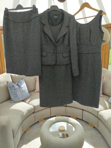 Hobbs black dress suit with - black,