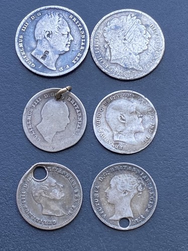 Silver coins george - gb, iii