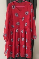 Bonmarche Size 18 Red Floral