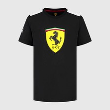 Scuderia Ferrari F1 Large Shield Tee Kids - Black