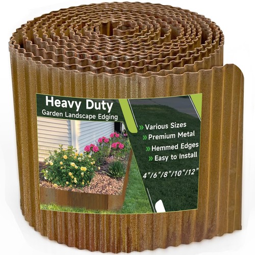 Corrugated garden edging - garden,