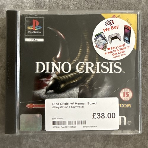 Dino crisis playstation ps1 - crisis,