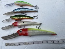 Five Deep Diving Crank Baits inc Two Manns an Abu Tormentor A Rapala Tail Dancer