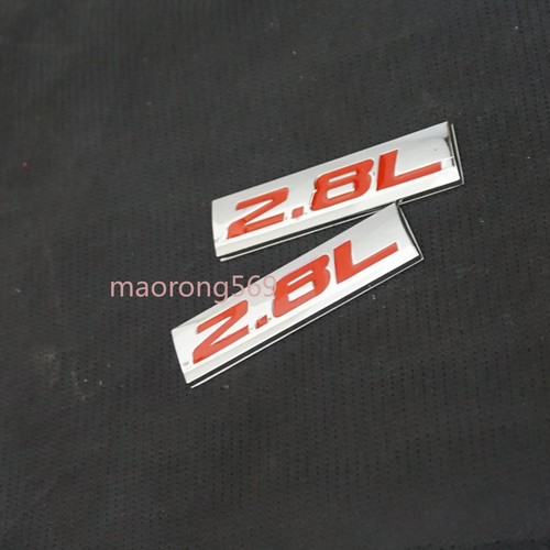 Silver chrome red - 2x, 2.8l