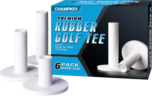 Rubber golf tees - golf,