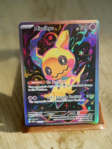 Mimikyu pokémon card display - card,