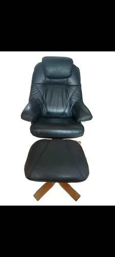 Black recliner chair - black,